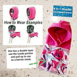 NEW: 3 in 1 Hoodie, Neck Warmer, Mask